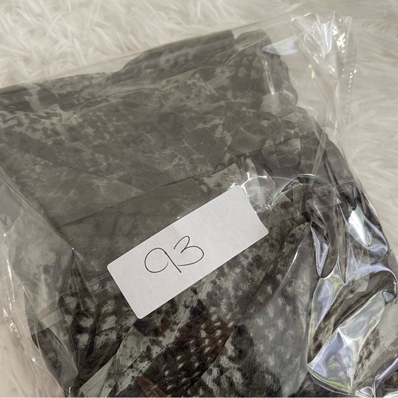 Anthropologie Chaudry Womens Maxi Dress Size Small Snake Print Sleeveless Lined - Picture 10 of 10